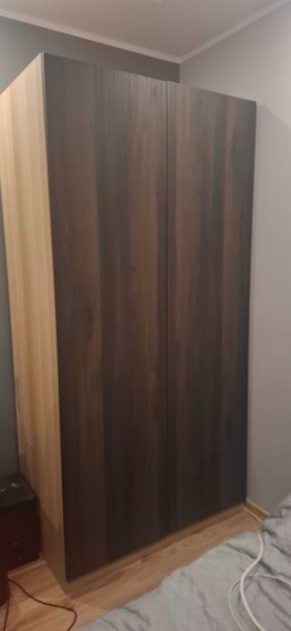 Szafa dwudrzwiowa 100x60x200 cm + 2 kosze