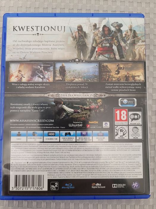 Assassin's Creed Black Flag PL ps4
