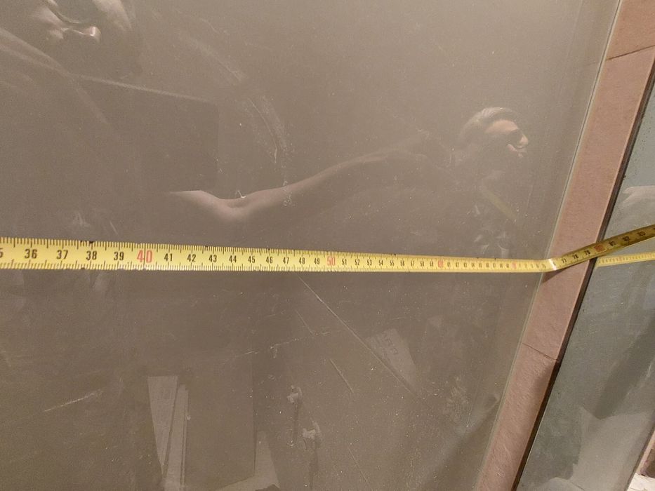 Resguardo de vidro fosco de duche