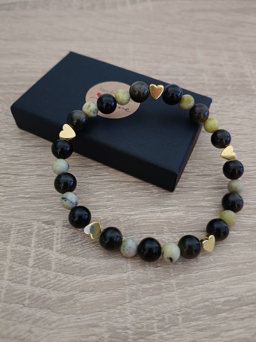 Bransoletka z kamieni naturalnych