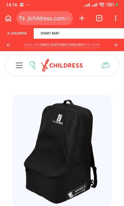 Mochila Backpack car seat