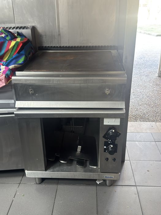 Frytop a gas natural