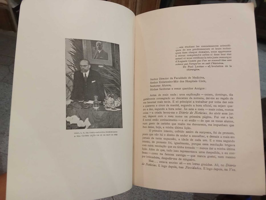 A Última Lição (11 de Maio de 1942) - Prof. Dr. Costa-Sacadura