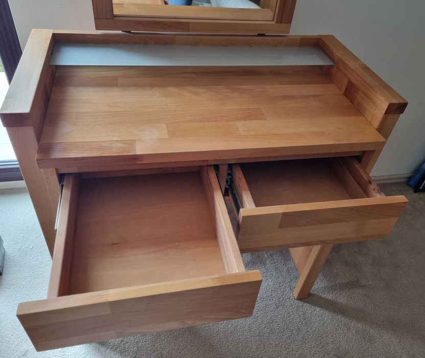 Toaletka lite drewno buk