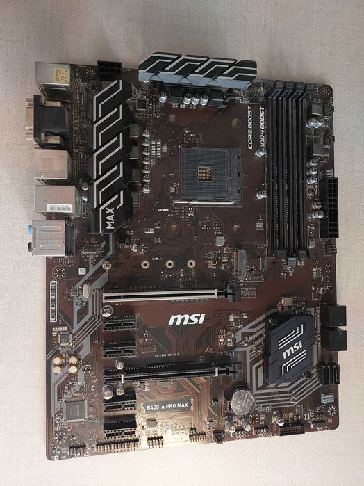 Материнська плата MSI B450-A PRO MAX