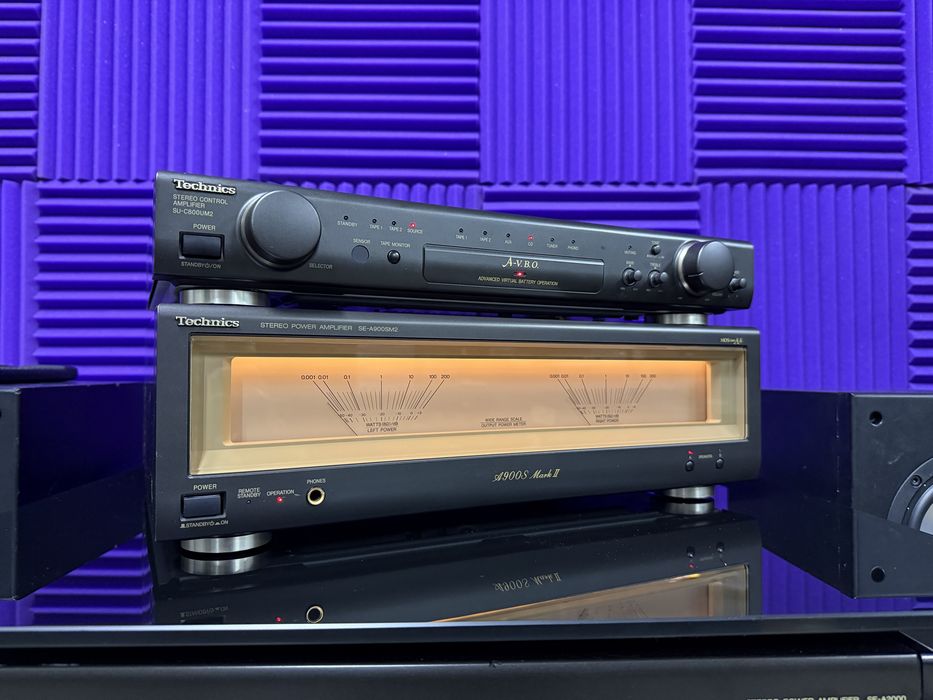 ‼️ Technics SU-C800UM2 + SE-A900SM2 – Zestaw Hi-Fi z Przedwzmacniaczem Stereo i Końcówką Mocy, Technologią New Class A  | Audio Room