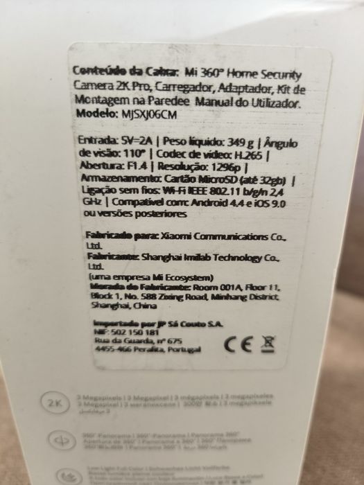 Xiaomi Mi Home 360 câmara de vigilância