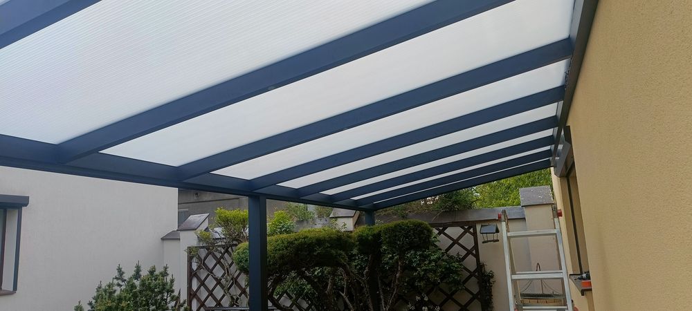 Zadaszenia tarasowe aluminiowe poliwęglan pergola system przesuwany