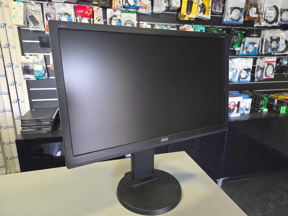 monitor AOC 22" 1680 x 1050 HDMI VGA DVI z podstawką SKLEP FAKTURA VAT