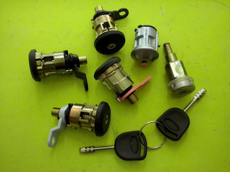 jogo canhões fechaduras portas ignição com chaves da Ford Transit 1994-2000(NOVOS)