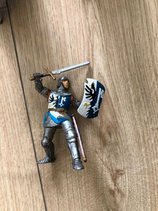 Lote Papo/Schleich completo — cavaleiros, Roma, dragões, cerco (~60 figuras)