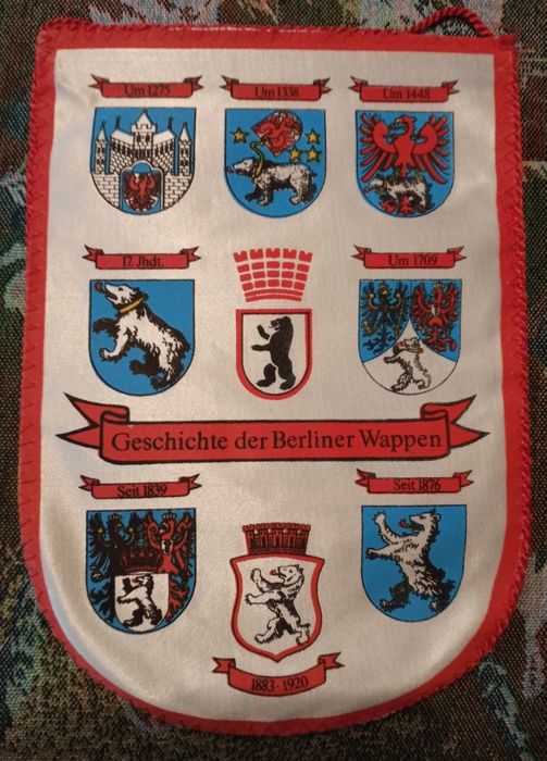 Вымпелы городов ГДР.(1984-87)год