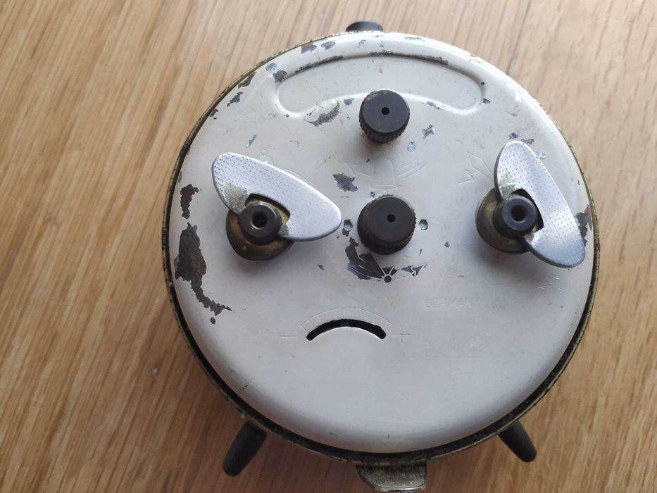 Relógio despertador mecânico JUNGHANS Cavalier Made in Germany vintage