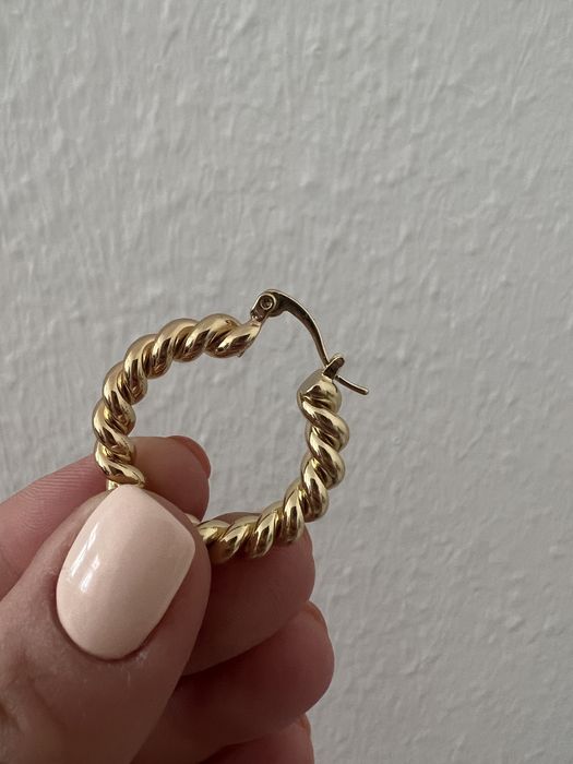 Сережки кільця, конго, тренд, нові.