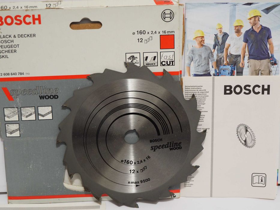 BOSCH tarcza 160x2,4x16mm do pila pilarka drewno wurth bti berner