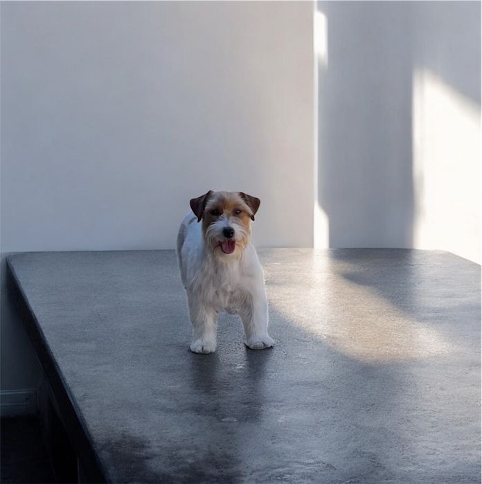 Macho Jack Russell Terrier  pelo cerdoso