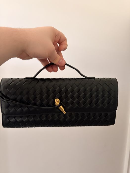 Bottega Veneta andiamo torebka skóra naturalna