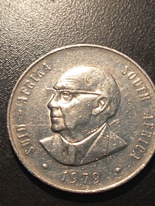 1 Rand - Africa do Sul - 1979	- Niquel - Soberba!