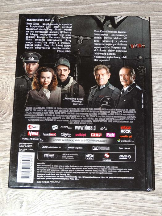 HANS KLOSS stawka większa niż śmierć  DVD