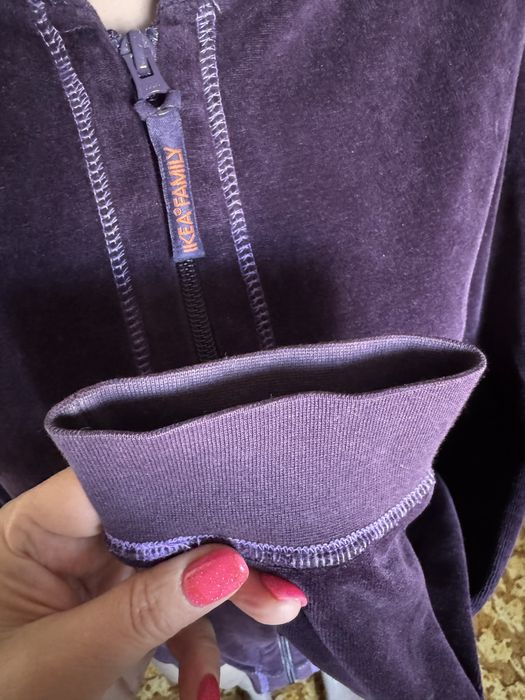 Велюрова кофта 44р