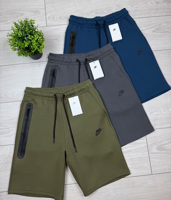 Шорти Nike tech fleece шорты найк теч флис течик тек фліс