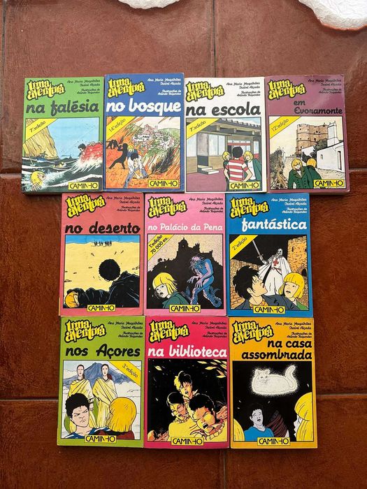 Livros Uma Aventura coleçao caminho Ana Maria Magalhães