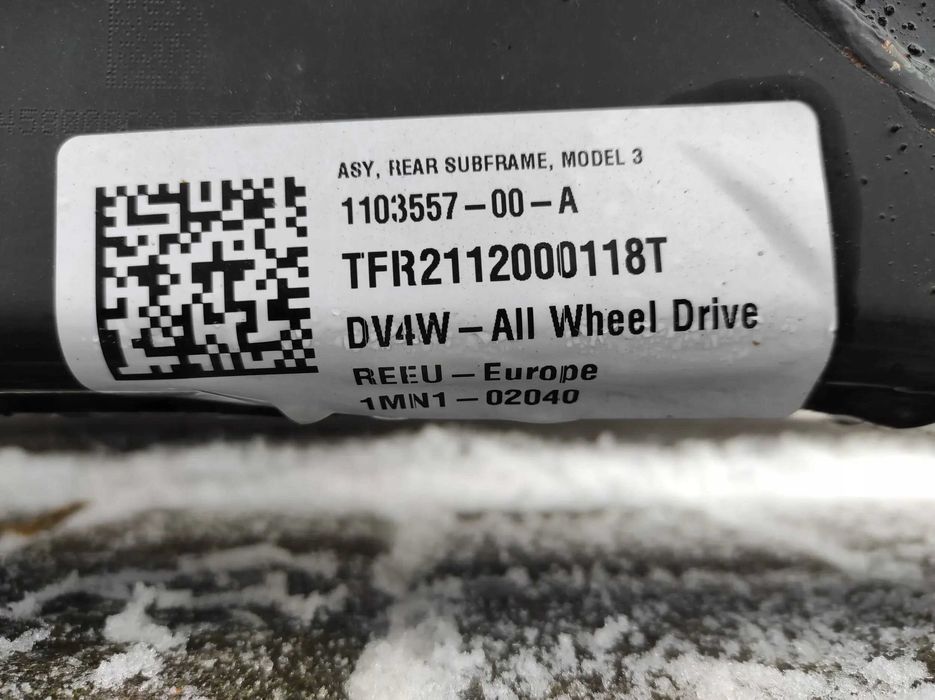 Tesla Model 3 Підрамник Передній Задній - рестайл дорестайл