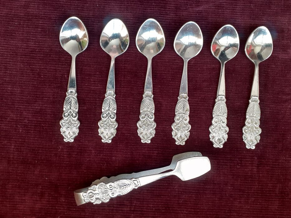 Вінтажні ложечки та щипці, скандинавський стиль, початок  ХХ ст.