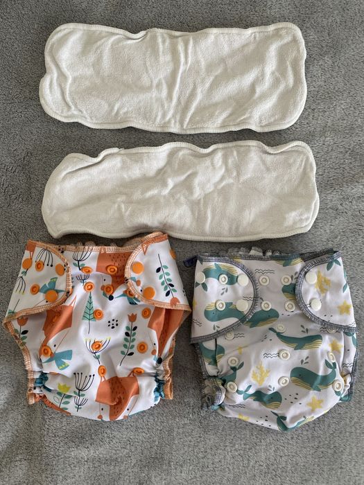 Багаторазові підгузки happy flute та трусики для плавання happy moon