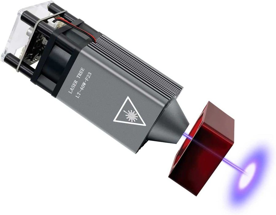 Moduł laserowy do grawerowania 10W 450nm Laser Tree LT-80W-AA PRO