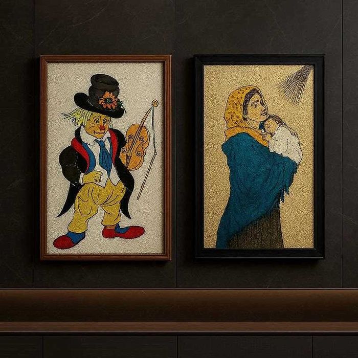 2 Hand-painted Paintings for €50