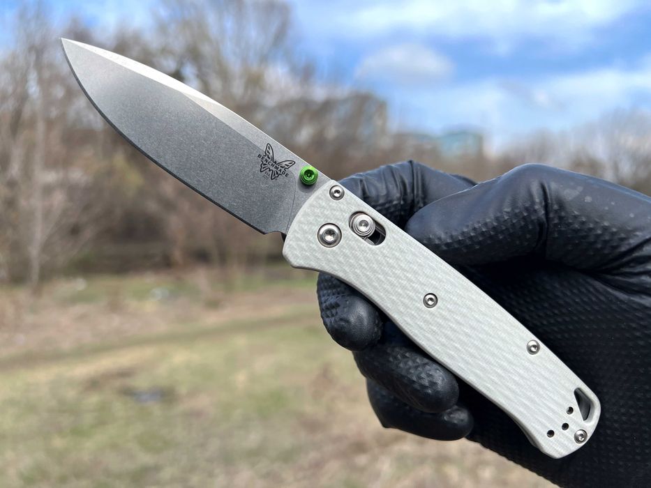 Складний ніж Benchmade Bugout Exclusive Gray G-10, CPM 20CV