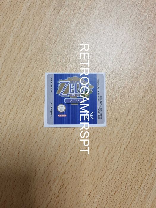 Label de reposição Zelda Oracle of Ages