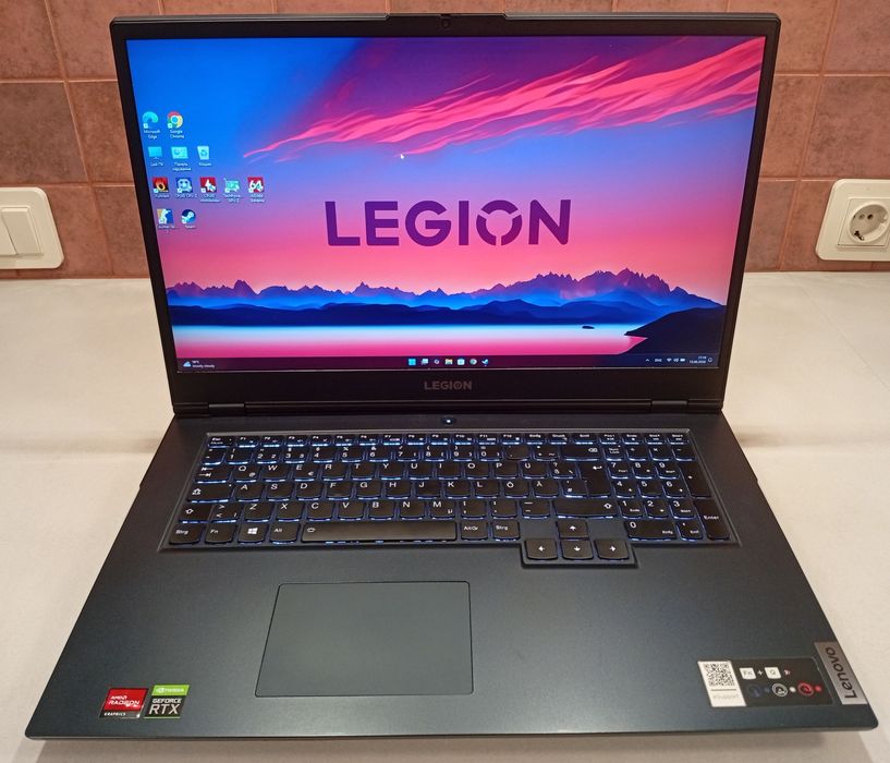 Ноутбук/Lenovo/legion/Ryzen 5/5600h/16 ram/1 tb/rtx 3070/8gb/17,3/Fhd/144 hz
