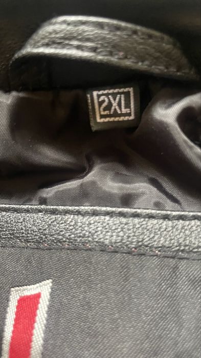 Чоловіча шкіряна байкерська куртка LM Jackets Англия