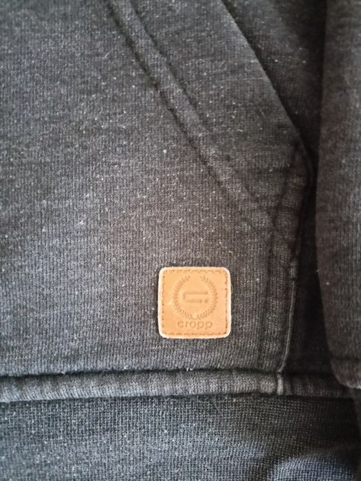 bluza z kapturem Cropp hoodie boxy baggy retro y2k