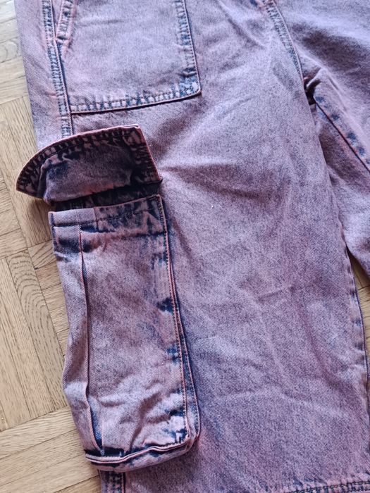 Spodnie jeansowe cargo
