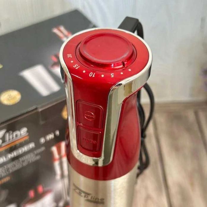 НЕМЕЦКИЙ Блендер 5 В 1 ZepLine ZP-074 1500 Вт Красный