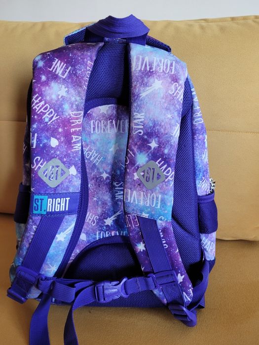 Plecak 3-komorowy GALAXY GRIL ST. Right dla dziewczynki