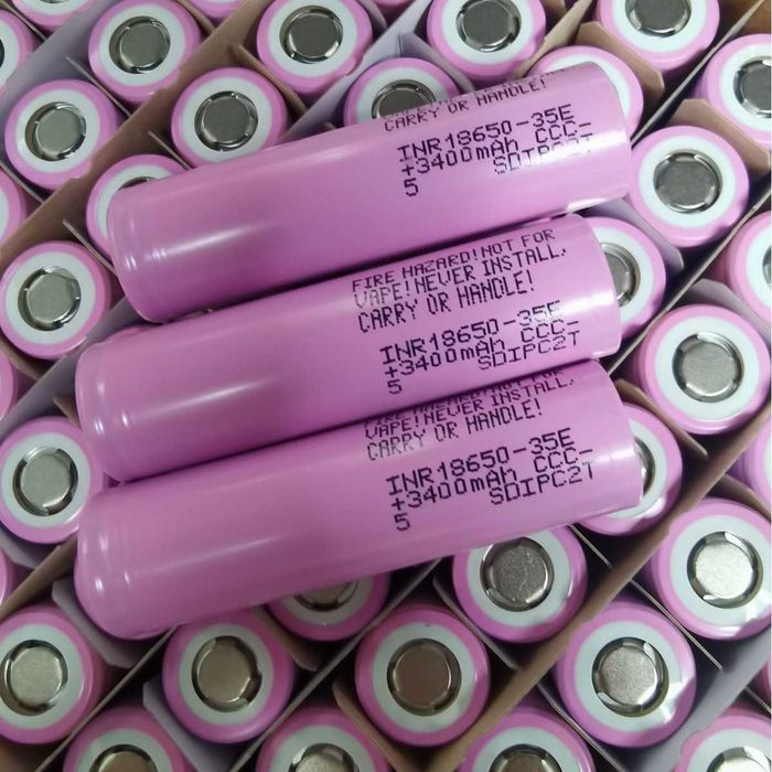 Samsung 35E 3500 mAh Акумулятори INR 18650 2025 рік