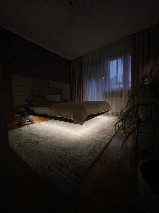 Łóżko Loftowe, Lewitujące, Nowoczesny Styl