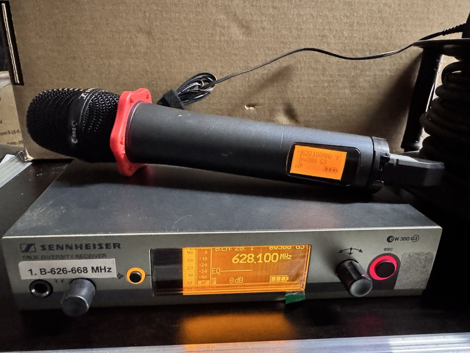 Sennheiser g3 em300, legalne bezpieczne pasmo B, KIELCE