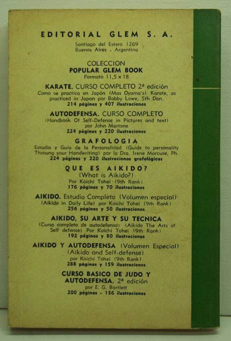 AIKIDO, Estudio Completo - Koichi Tohei - Ed. Glem Argentina 1968