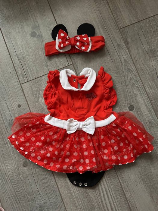 Святковий бодік плаття Міккі+ повʼязка 250 грн
