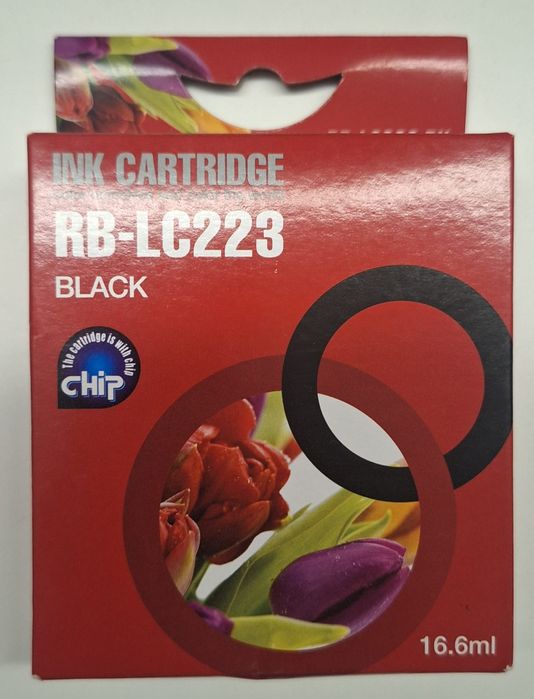 6x Tinteiros pretos para impressora Brother