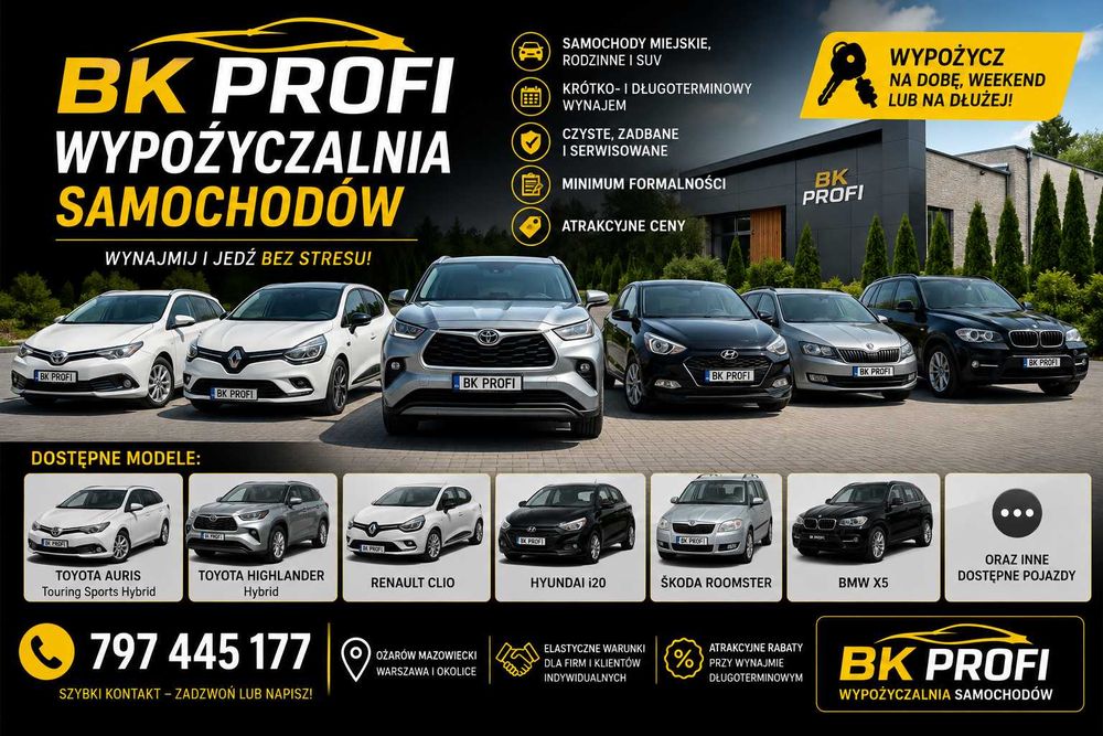 Wynajem Toyota Auris Hybryda