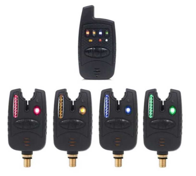 Sygnalizatory z Centralką 4+1 Linia LED Miracle Fish RF898 PROMOCJA