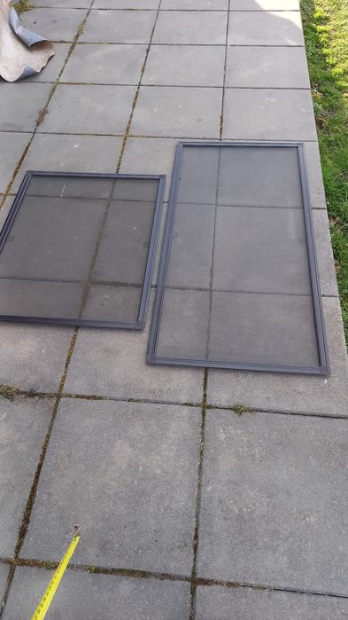 Moskitiera 2 sztuki kolor ciemny brąz