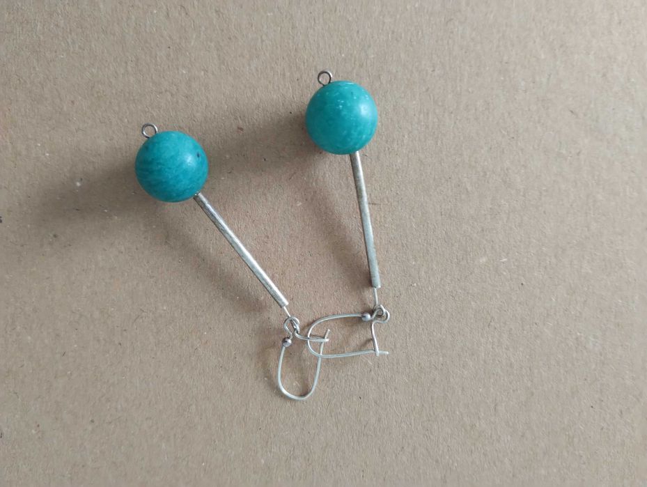 Srebrne kolczyki ze stali nierdzewnej