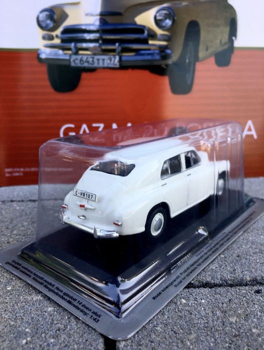 GAZ M20 POBIEDA #71-auta PRL,model,autka,kolekcja,gazetka,plakat
